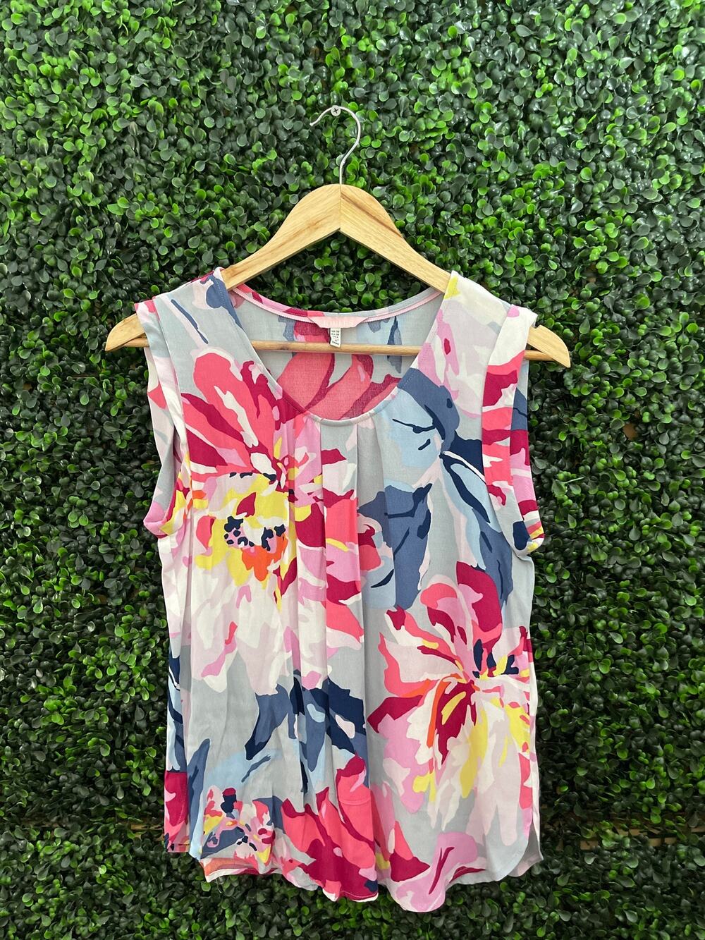 Joules, Floral Sleeveless Blouse, Women’s Size 6